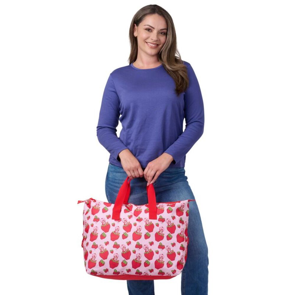 New Strawberry Shortcake Overnighter Travel Duffel Bag Carry-On Large Weekender - Picture 5 of 10